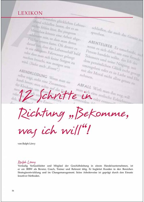 12 Schritte in Richtung „Bekomme, was ich will“!