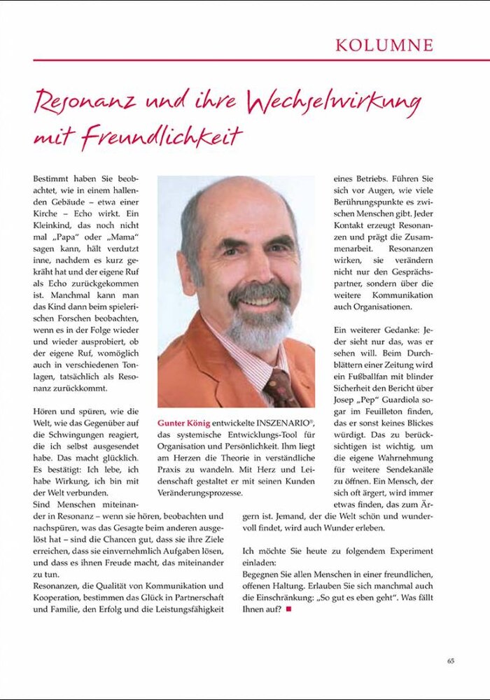 Resonanz und ihre Wechselwirkung mit Freundlichkeit