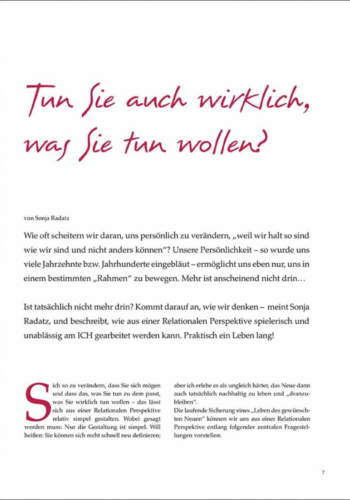 Tun Sie auch wirklich, was Sie tun wollen?