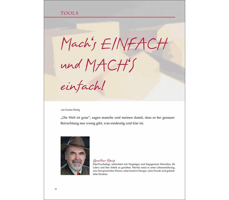 Mach‘s EINFACH und MACH‘S einfach!