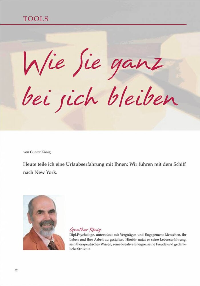 Wie Sie ganz bei sich bleiben