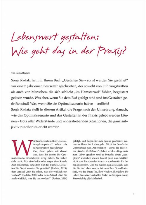 Lebenswert gestalten: Wie geht das in der Praxis?