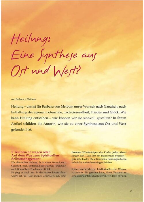 Heilung: Eine Synthese aus Ost und West?