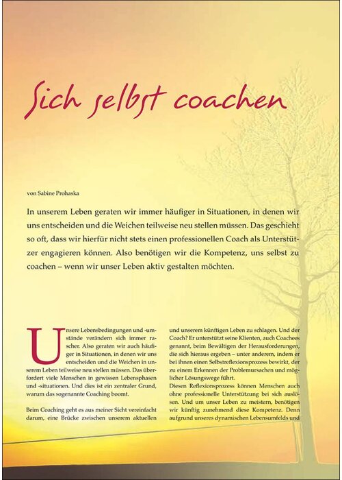 Sich selbst coachen