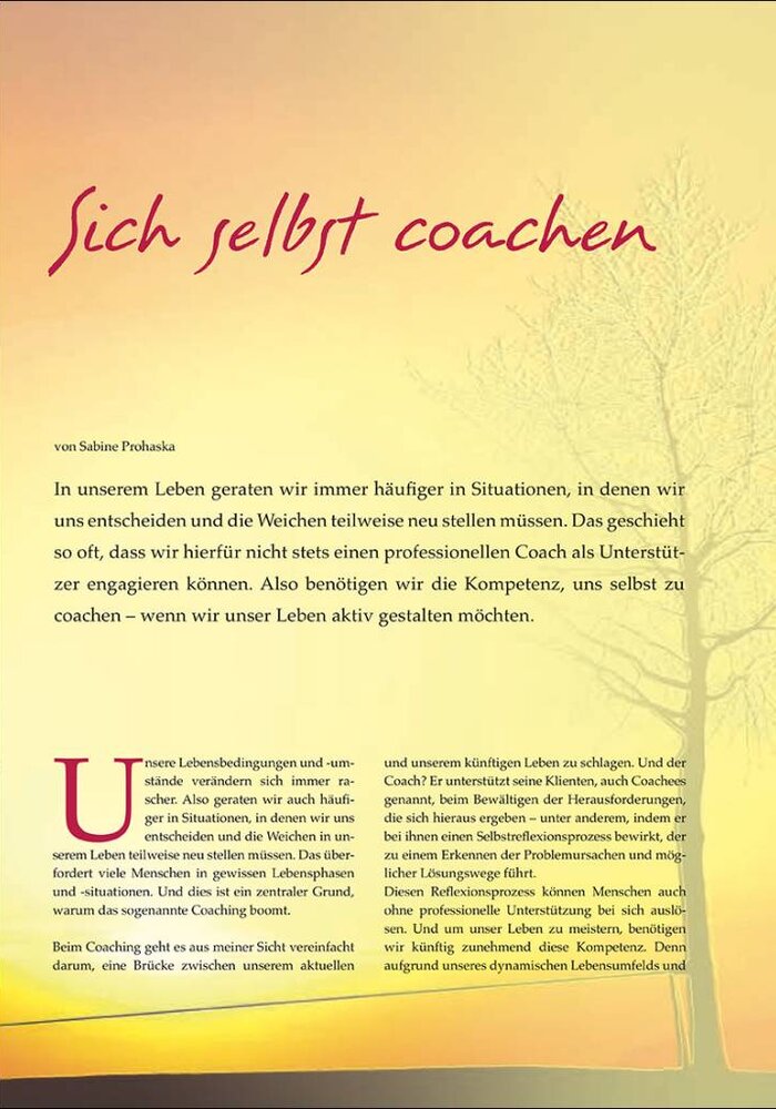 Sich selbst coachen