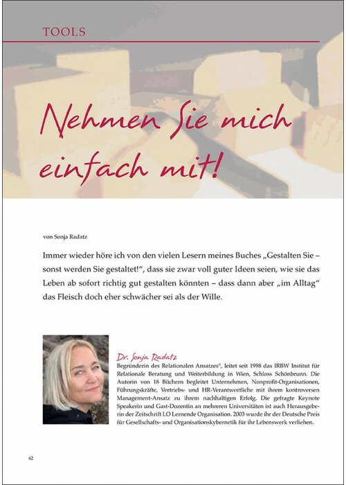 Nehmen Sie mich einfach mit!