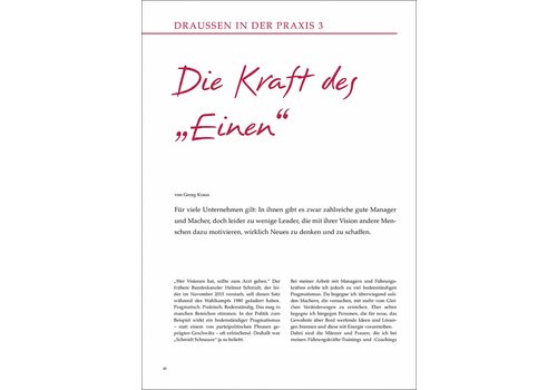 Die Kraft des "Einen"