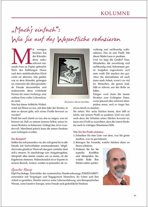 „Mach’s einfach“:  Wie Sie auf das Wesentliche reduzieren