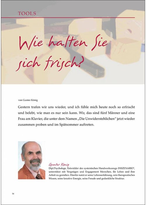 Wie halten Sie sich frisch?