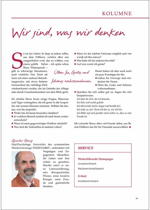 Wir sind, was wir denken