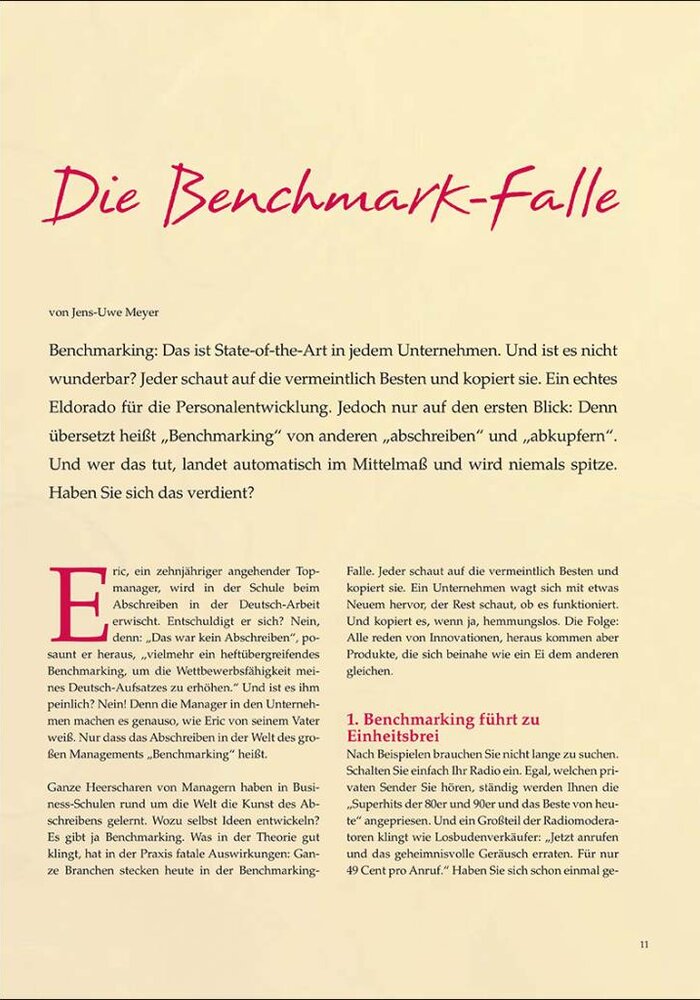 Die Benchmark-Falle