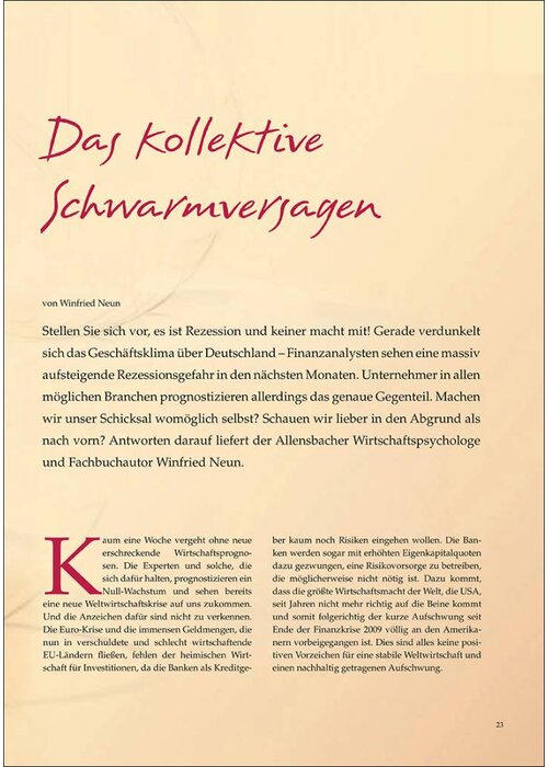 Das kollektive Schwarmversagen