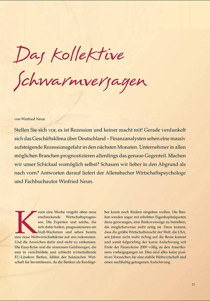 Das kollektive Schwarmversagen