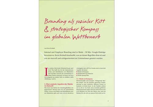 Branding als sozialer Kitt & strategischer Kompass im globalen Wettbewerb
