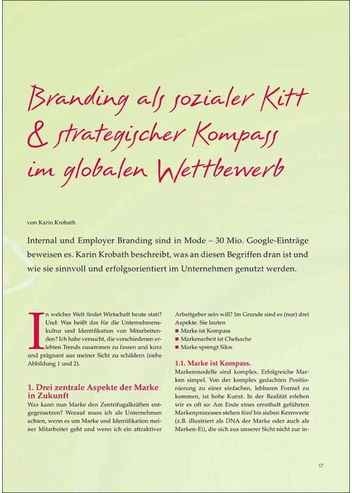 Branding als sozialer Kitt & strategischer Kompass im globalen Wettbewerb