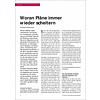 Woran Pläne immer wieder scheitern