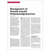 Management im Wandel braucht Widerstandsprävention