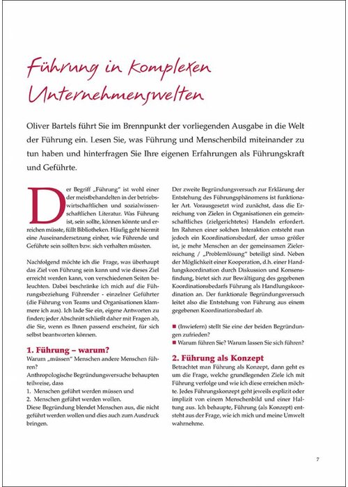 Führung in komplexen Unternehmenswelten
