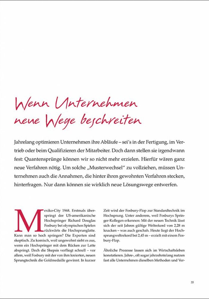 Wenn Unternehmen neue Wege beschreiten