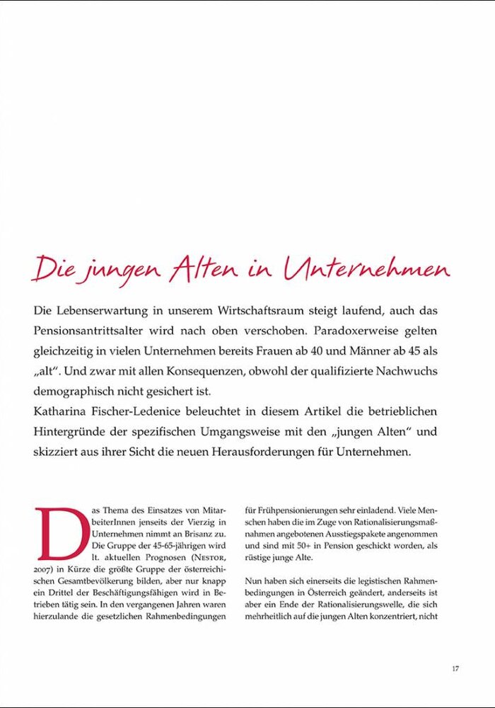 Die jungen Alten in Unternehmen