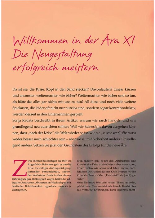 Willkommen in der Ära X! Die Neugestaltung erfolgreich meistern
