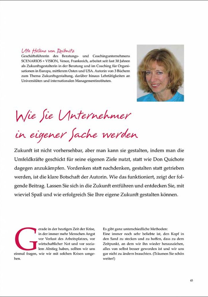 Wie Sie Unternehmer in eigener Sache werden