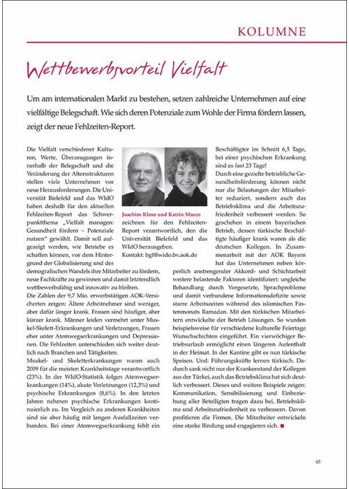 Wettbewerbsvorteil Vielfalt