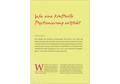 Wie eine kraftvolle Positionierung entsteht