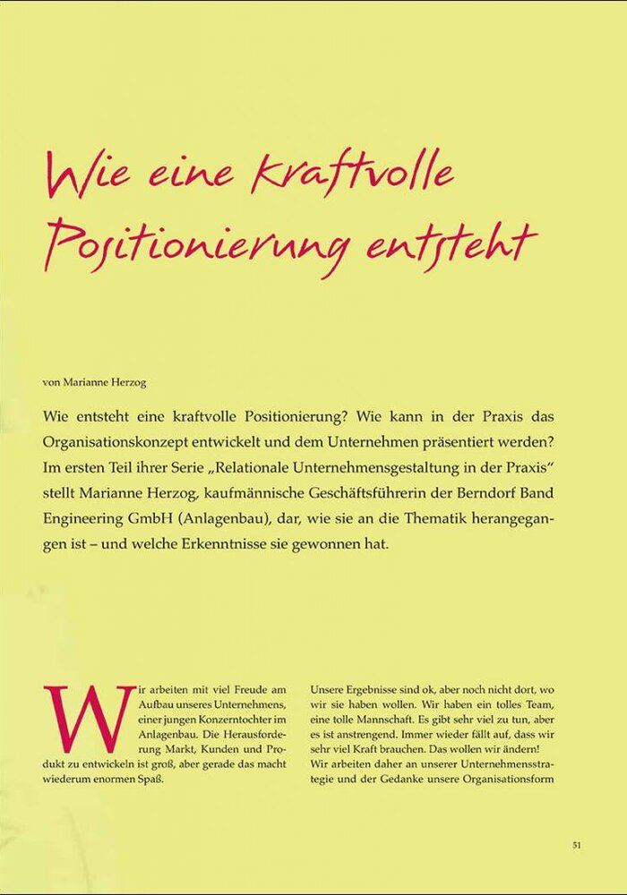 Wie eine kraftvolle Positionierung entsteht