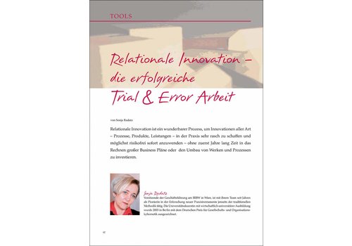 Relationale Innovation – die erfolgreiche Trial & Error Arbeit