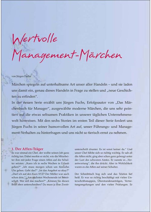 Wertvolle Management-Märchen