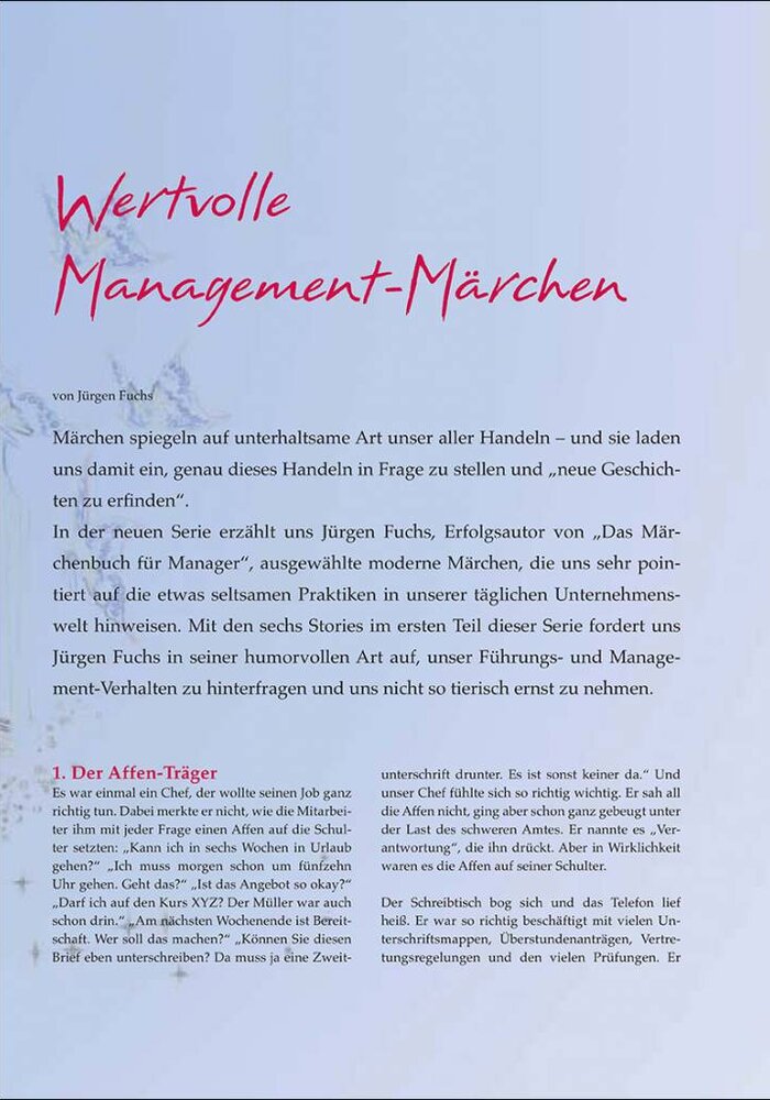 Wertvolle Management-Märchen