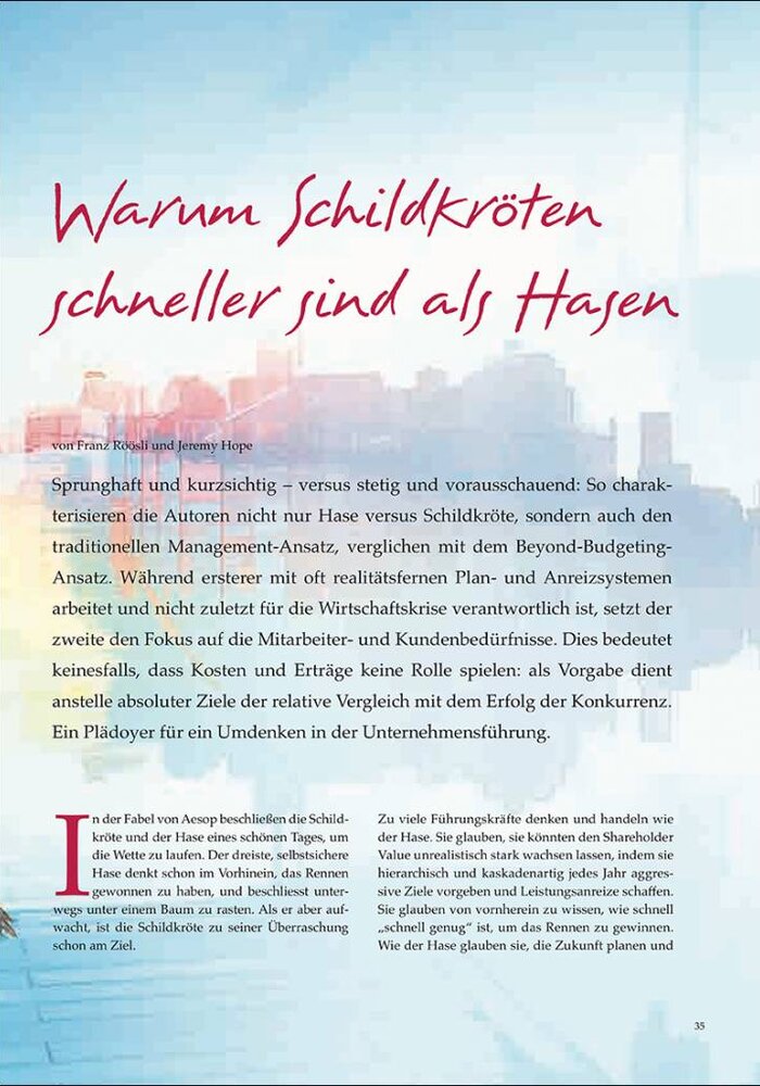 Warum Schildkröten schneller sind als Hasen