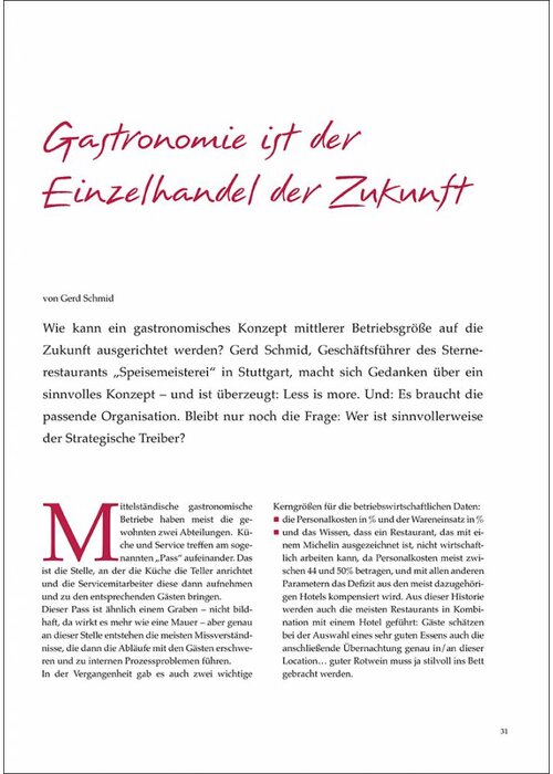 Gastronomie ist der Einzelhandel der Zukunft