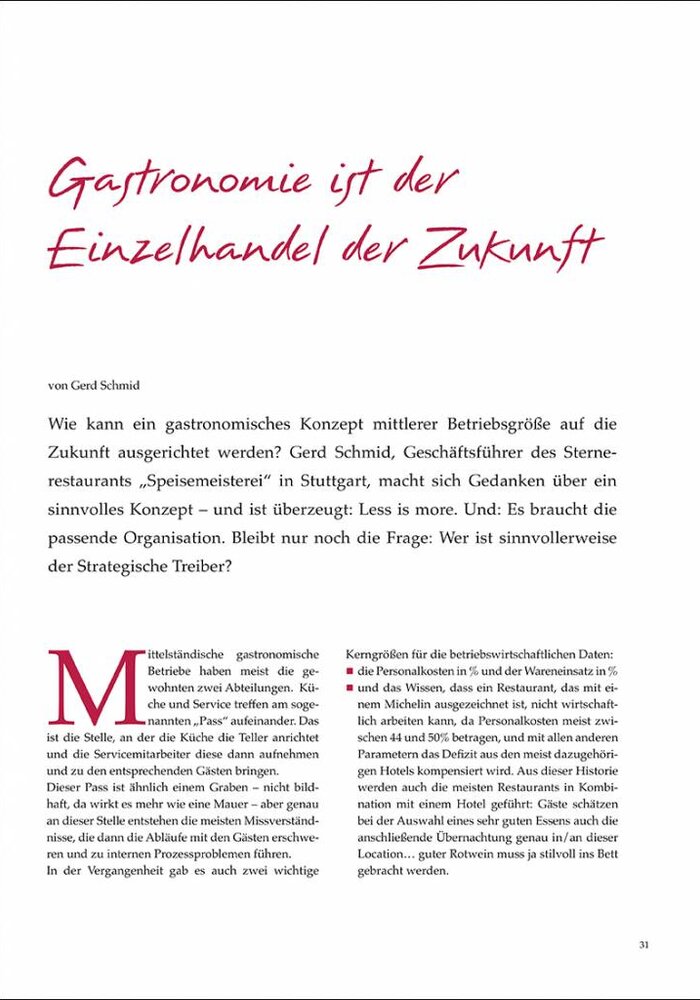 Gastronomie ist der Einzelhandel der Zukunft