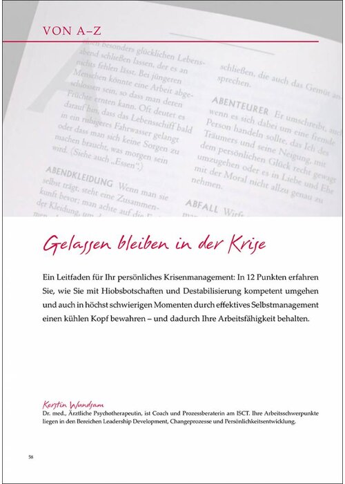 Gelassen bleiben in der Krise