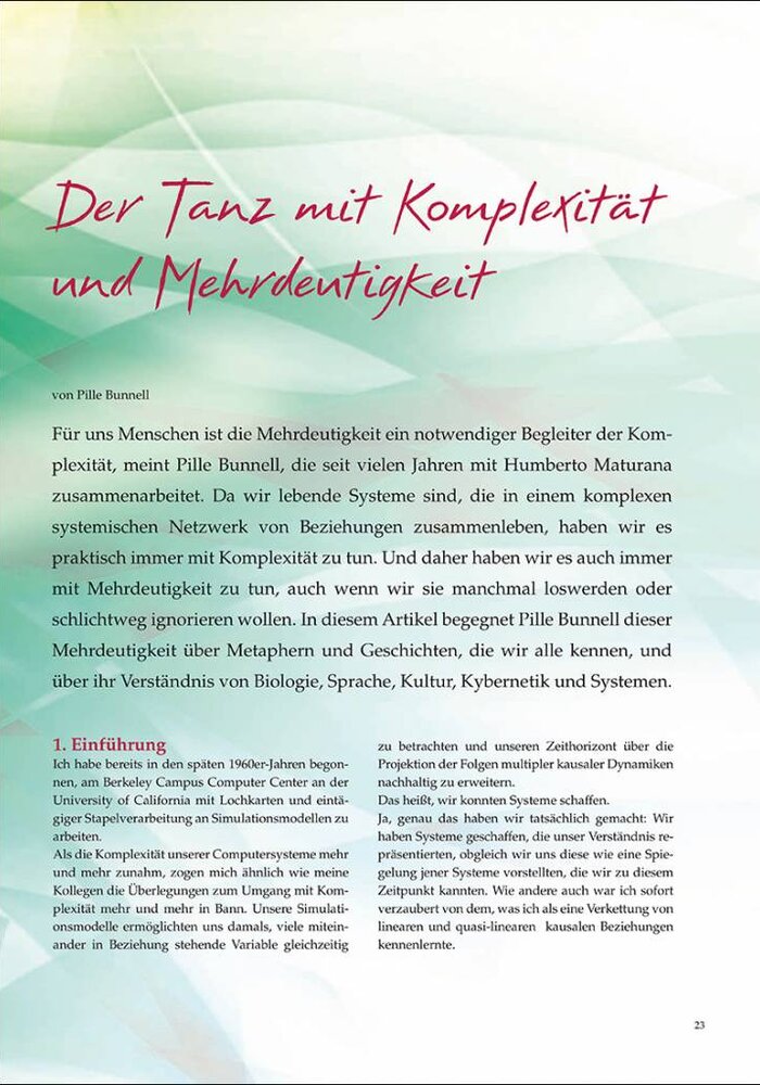 Der Tanz mit Komplexität und Mehrdeutigkeit