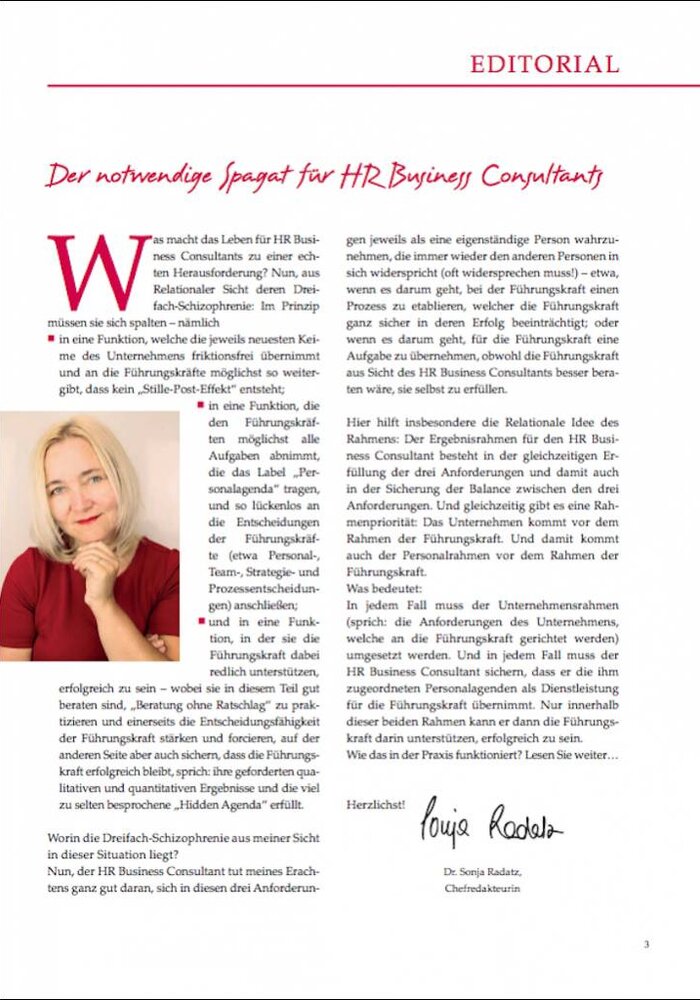 Der notwendige Spagat für HR Business Consultants