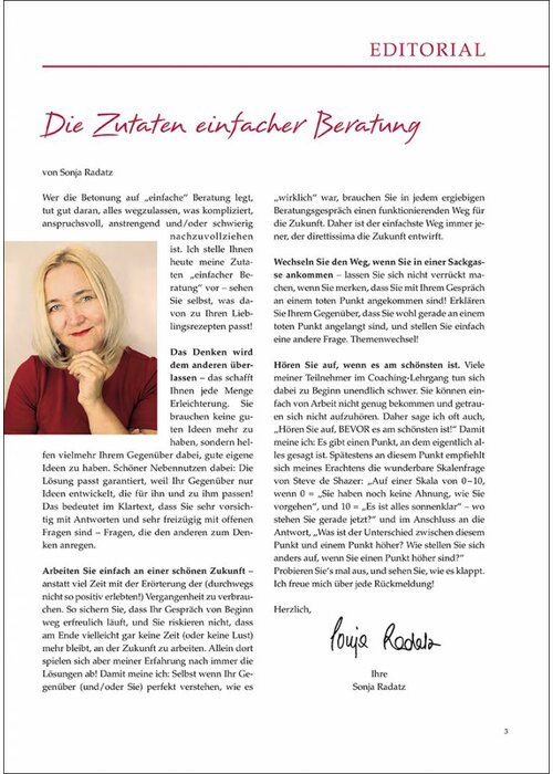 Die Zutaten einfacher Beratung