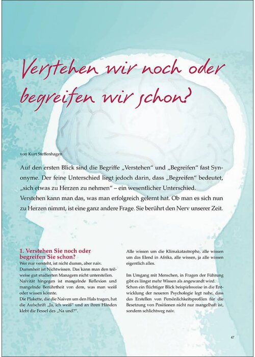Verstehen wir noch oder begreifen wir schon?