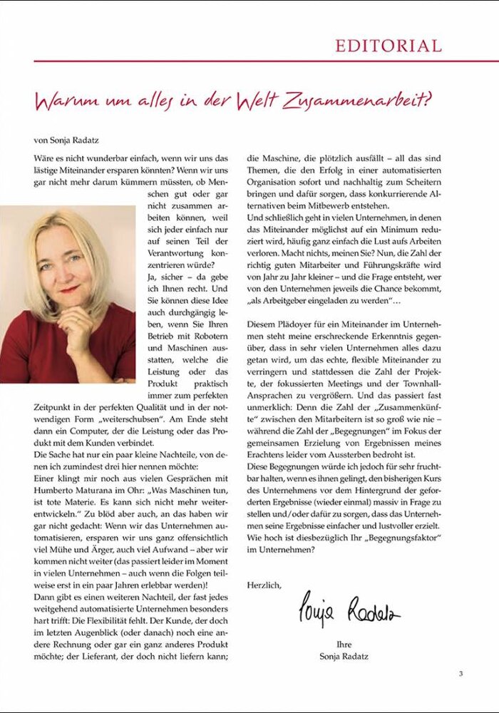 Warum um alles in der Welt Zusammenarbeit?