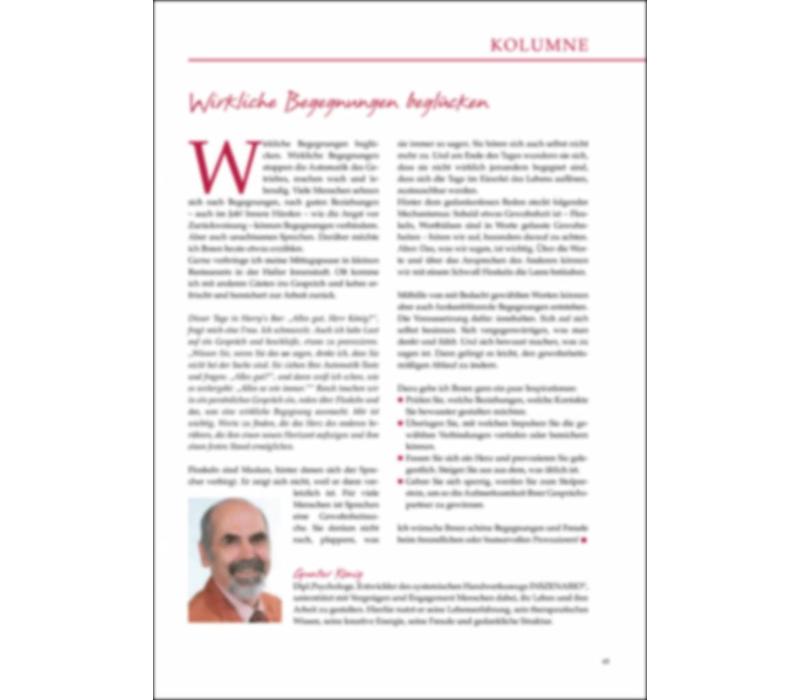 Wirkliche Begegnungen beglücken