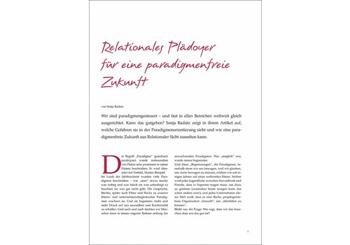 Relationales Plädoyer für eine paradigmenfreie Zukunft