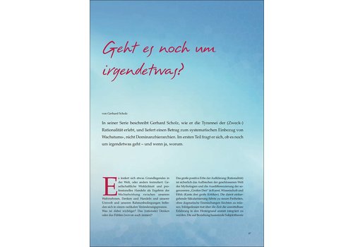 Geht es noch um irgendetwas?