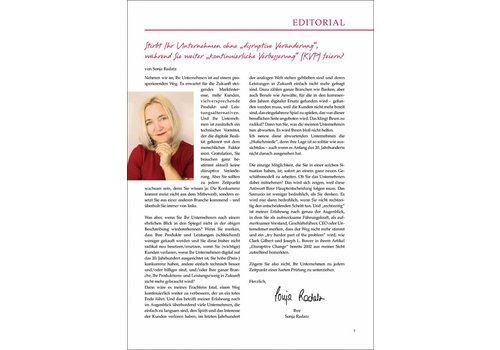 Stirbt Ihr Unternehmen ohne „disruptive Veränderung“, während Sie weiter „kontinuierliche Verbesserung“ (KVP) feiern?