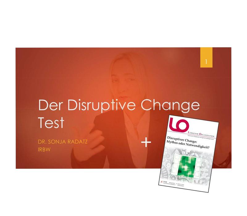 Set: Online-Seminar Der Disruptive Change Test + Zeitschrift LO 105
