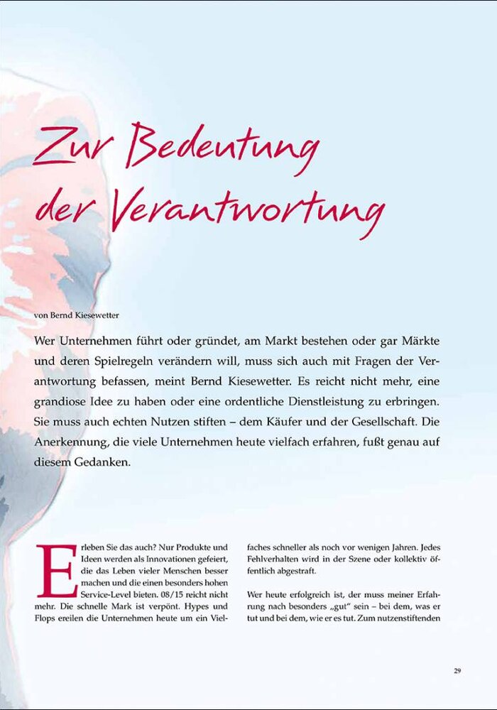 Zur Bedeutung der Verantwortung