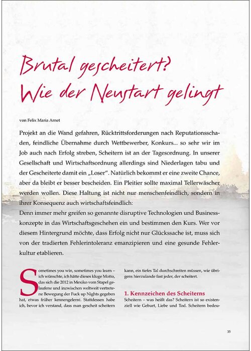 Brutal gescheitert? Wie der Neustart gelingt