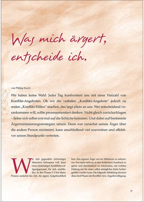 Was mich ärgert, entscheide ich.