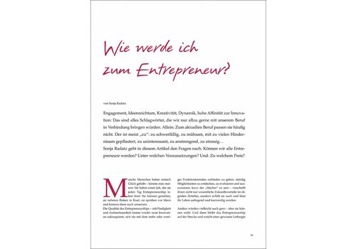 Wie werde ich zum Entrepreneur?